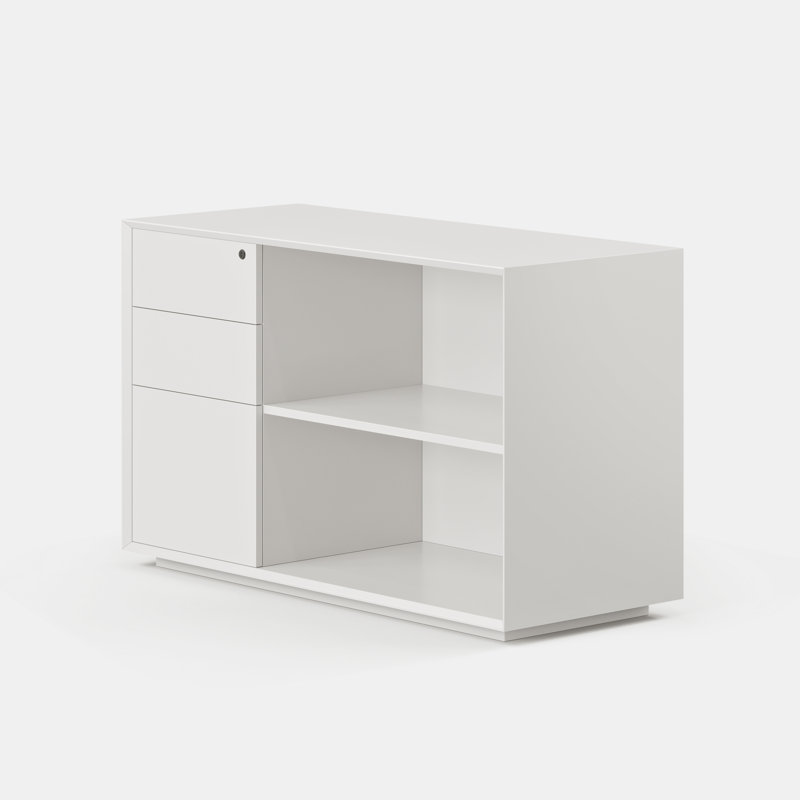 Credenza, White, Left
