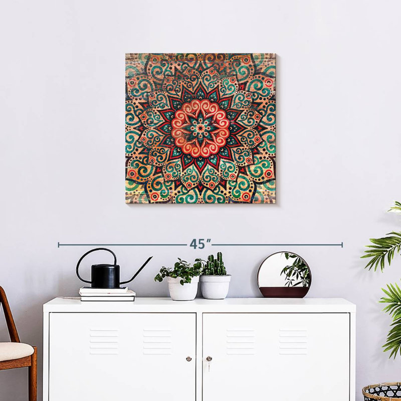 Kerner Arabesque Mandala, 24" H x 24" W