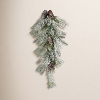 Faux Pinecone Swag