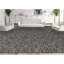 Jakat Wool Damask Area Rug in Gray