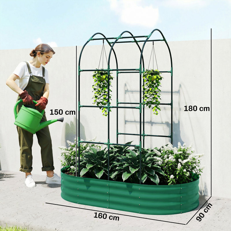 Raised Garden Bed, Green