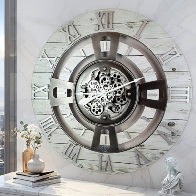 Horloge murale 36 "surdimensionnée pour le salon