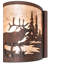1 - Light Flush Mounted Sconce