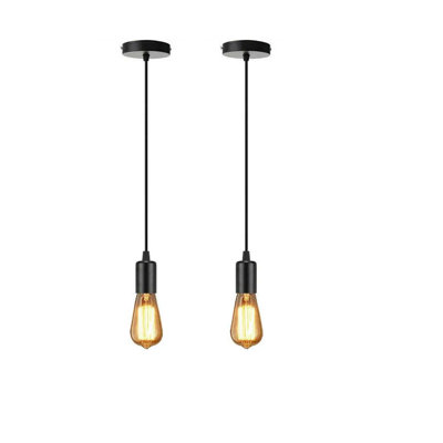 1 - Light Black Simple Pendant