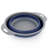 Oster Blue Collapsible Plastic Colander