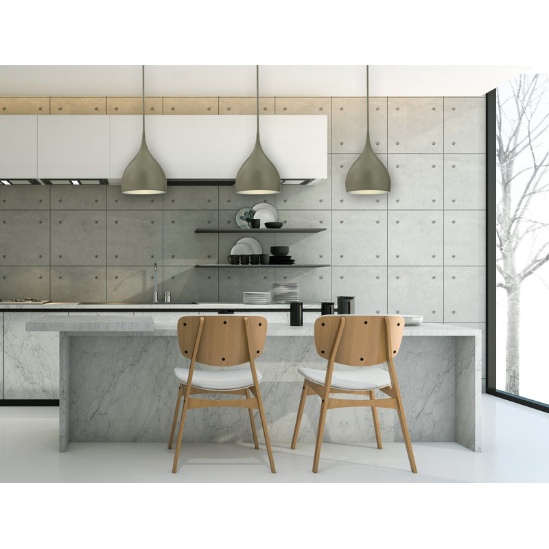 Kenzie 1 - Light Grey Single Pendant