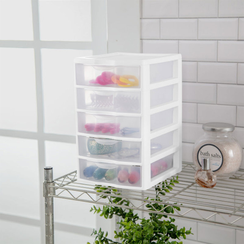 Sterilite ClearView 5-Drawer Storage Chest