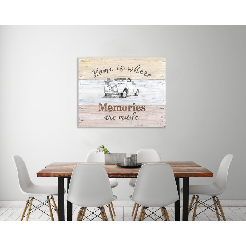 «Farmhouse II» par Beth Grove - reproduction d'art sur toile tendue, H 16 po x l 20 po x P 1,5 po