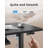 Huzaifa Adjustable Metal Base Standing Desk-195447695