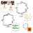 CookieCutter.com 3 -Piece Non-Stick Cookie Cutter