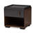 Ashling 1-Drawer Nightstand in Two-Tone Gray and Walnut Finished Wood, 17.8'' H X 18.9'' W X 15.7'' D