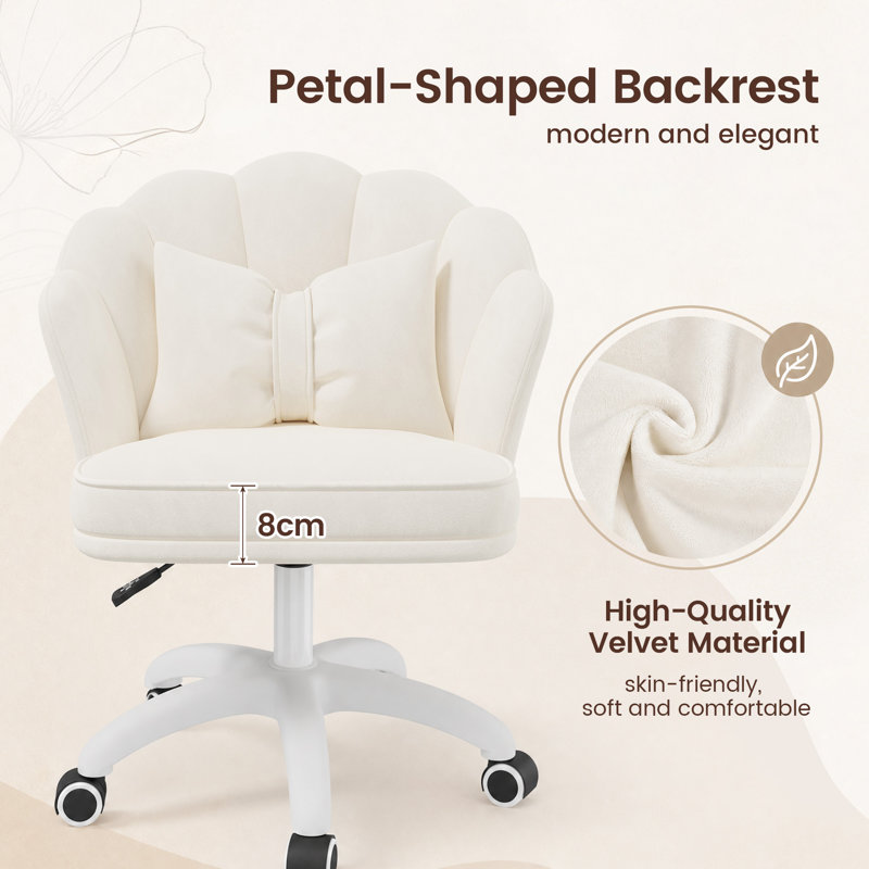 Foam Office Chair, Beige