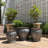 Copper Top Pot Belly Urn Planters