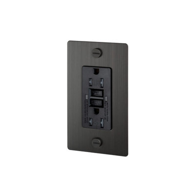 1G Duplex GFCI Outlet / Without Logo