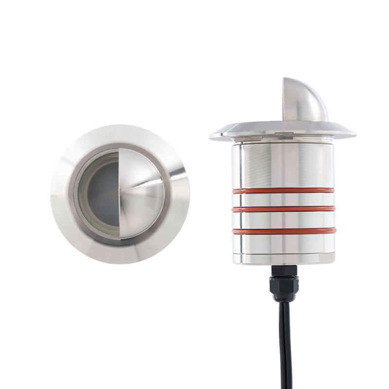 LED Well Light, 2700K, White/Silver