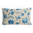 Blue Vine with Knife Edge Accent Pillow