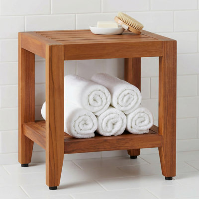 Yemanja 16.75'' W Teak Shower Bench