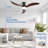 Nicola 52" 3 - Blade LED Standard Ceiling Fan with Remote Control and Light Kit Included-1687740370