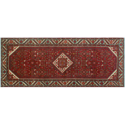 Kearn One-of-a-Kind 3'11"" x 9'11"" Area Rug in Red -  Isabelline, C8F4CD88DED54E0FB61C6A0EC4931750