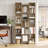 Beetner 71.3''H 8-Tier Cube Bookcase, Media Storage Shelves (Adjustable Shelves)-2014795420