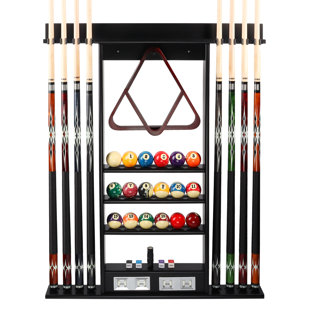6pcs Pool Cue Clip Pool Cue Rack Wall Mounted Fishing Rod Rack Snooker Cue  Stick Bracket Adjustable Rod Bracket Holder, Check Out Today's Deals Now