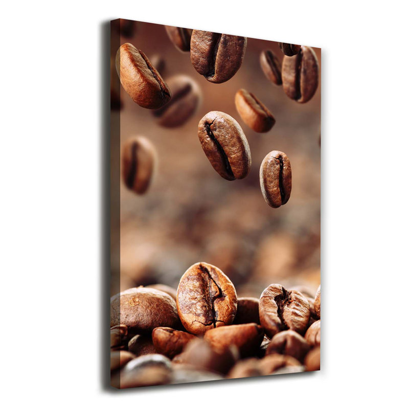 Coffee Beans - Wrapped Canvas Print