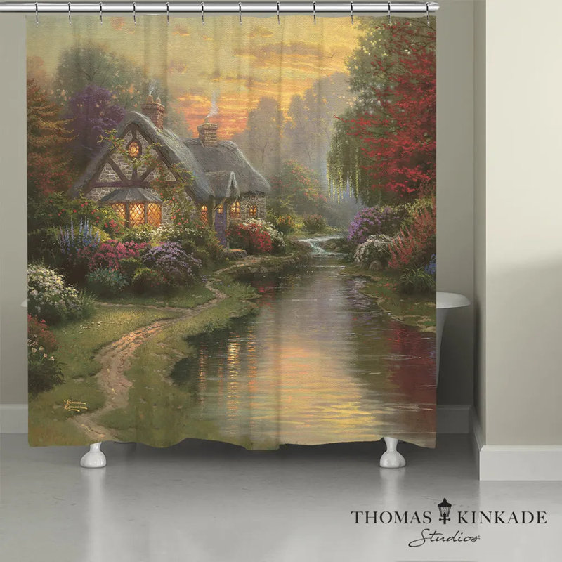 Thomas Kinkade A Quiet Evening Shower Curtain