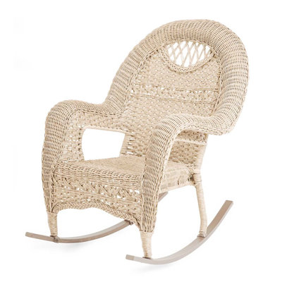 Chaise berçante en osier Prospect Hill