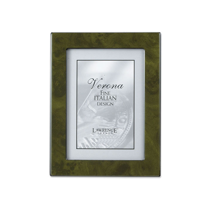 Cadre photo en faux-toile, 4 po x 6 po, Vert forêt