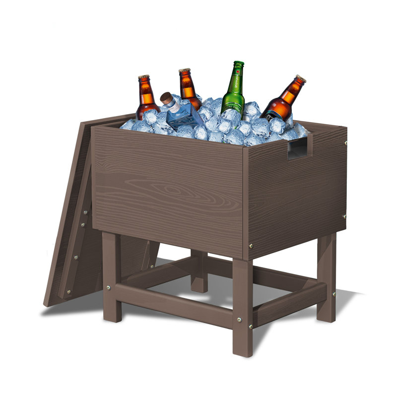  30 pte Table d'appoint Patio, Brun