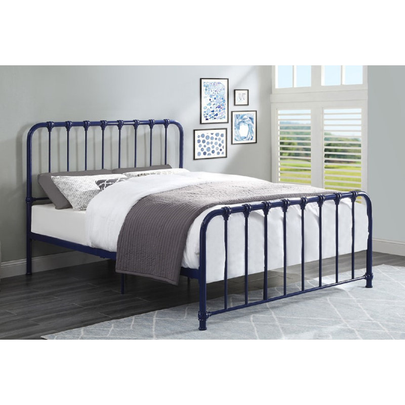 Lit plateforme Lepper Aceon, Reine, Bleu marine
