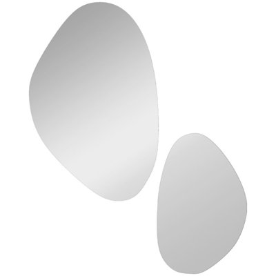 Glass Arch Wall Makeup / Shaving Mirror