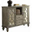 Buffet 2 tiroirs Velika en gris vieilli