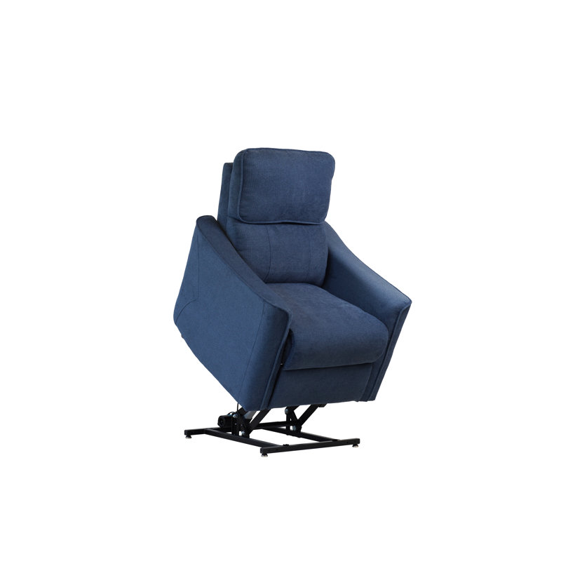 80cm Wide Lift Assist, Blue Cotton Blend