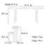 Antique designer dining table and chair-109085532