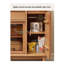 Armoire de rangement en bois massif