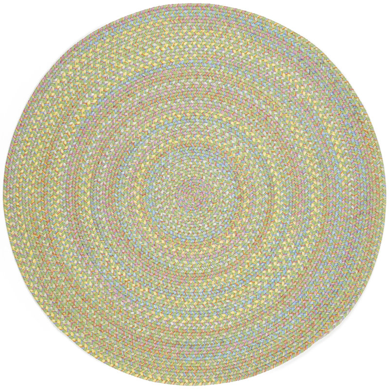Berklee Abstract Indoor / Outdoor Rug, Round 8'