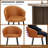 Upholstered Counter Stool With Metal Frame-1673107055