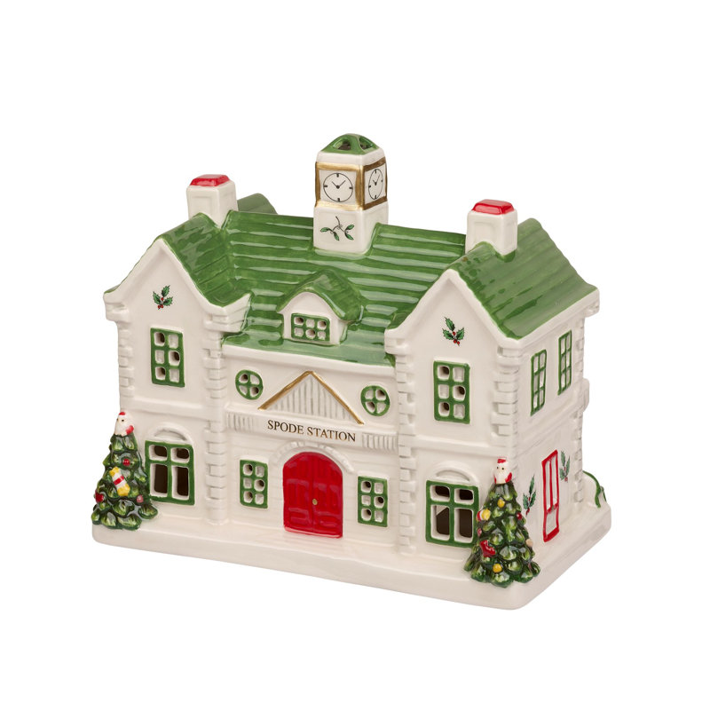 Spode Christmas Tree Village Led Train Station