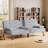 Cashten 65'' Upholstered Tufted Convertible Sofa-215414776