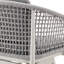 Tabouret de bar ou de comptoir d'extérieur en aluminium avec corde et coussins Giancola-2072982605