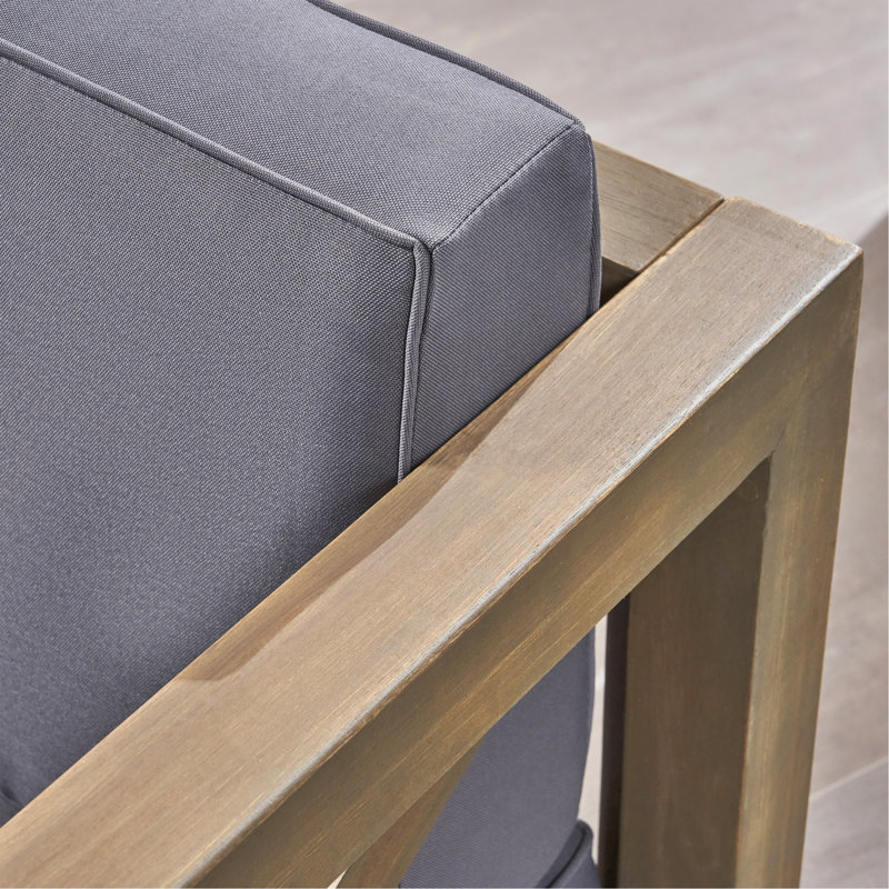 CHAISE CLUB, Gris foncé, Gris