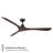  72" Carve Natural Wood Blade Smart Ceiling Fan With Remote Control Included, Works With Alexa and iOS or Android App-116667940-116667944