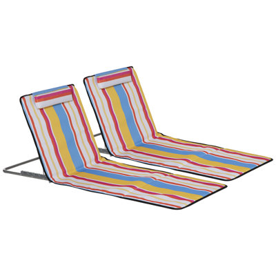 Chaise de plage pliante rembourrée