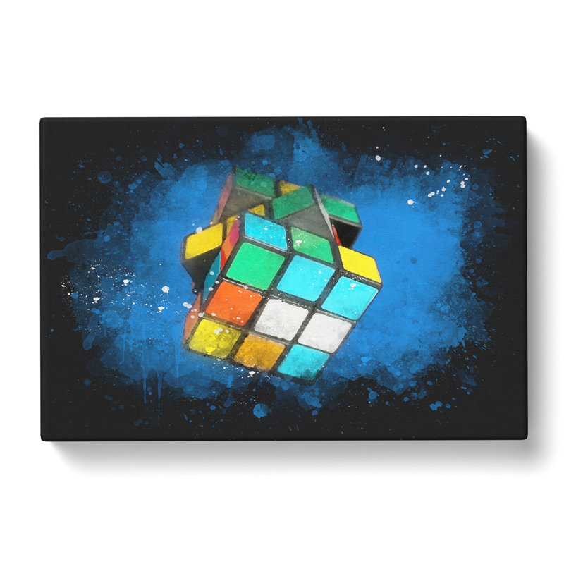 The Rubik Cube - Wrapped Canvas, 45cm H x 76cm W x 4cm D