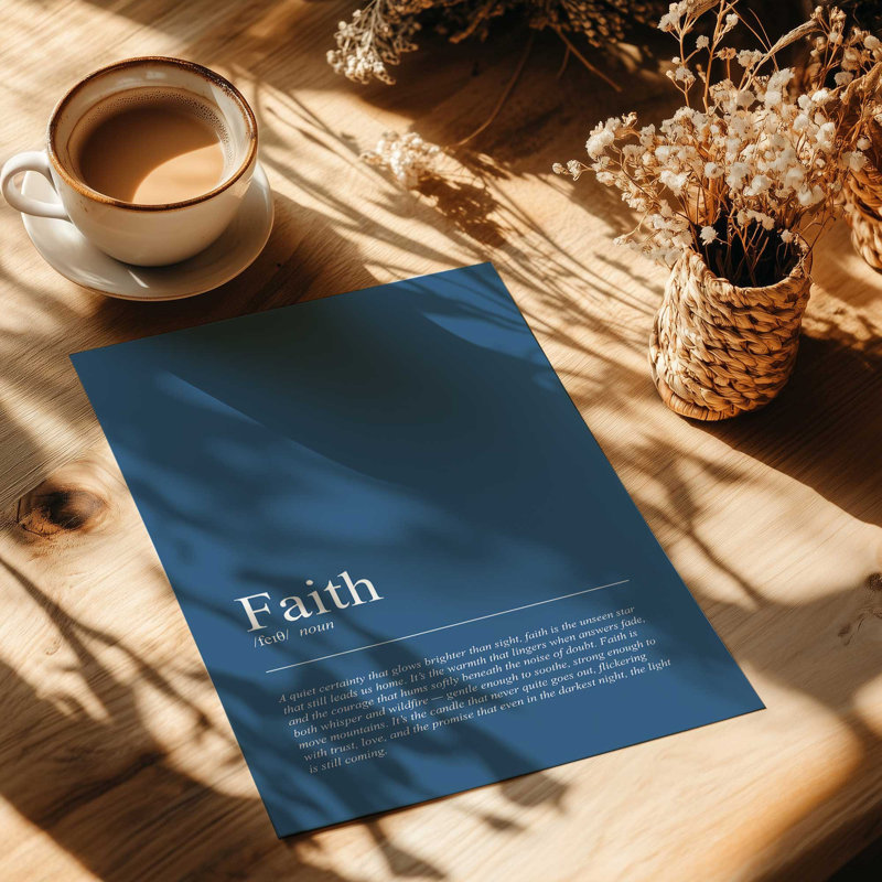 «The Light of Faith», reproduction d'art, 8 po x 10 po, Sans cadre