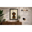 Dachshund Portrait Minimalist - Framed Print-756844303-756844291