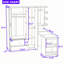 Armoire multifonctionnelle avec bureau pliable convertible, tiroirs de rangement, tablettes et tringle-981388411
