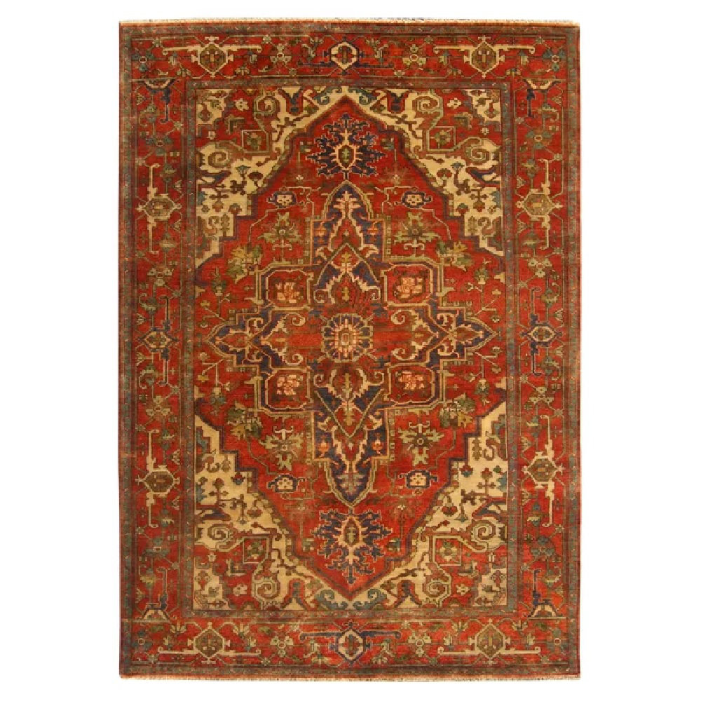 Antique Weave Serapi Wool Oriental Indoor Rug EXQUISITE RUGS Rug