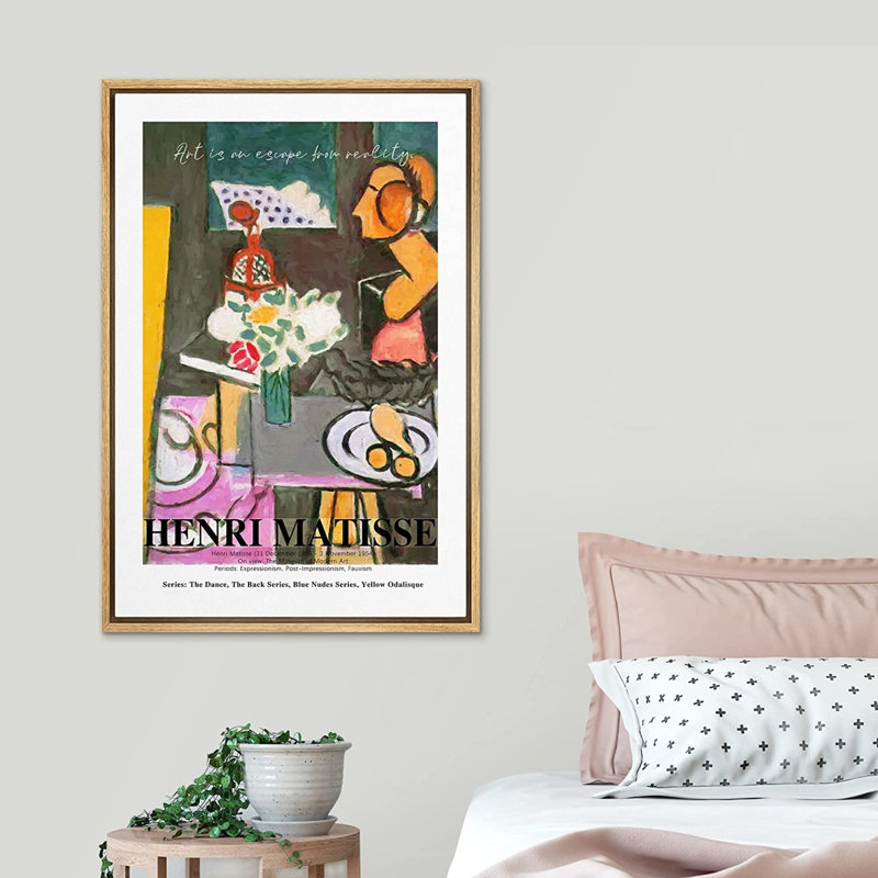 "Signature", reproduction d'art sur toile encadrée, nature morte avec gourdes, illustrations abstraites de coups de pinceau, expressionnisme traditionnel multicolore coloré pour le salon, la chambre à coucher, le bureau - 16 po x 24 po blanc